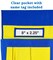 Carson Dellosa 6-Pack Yellow & Blue Chairback Buddy Pocket Chart Set, 15" x 19" Back of Chair School Supplies Pocket Organizer With Name Tag and 6 Chair Pockets for Classrooms, Classroom Organization